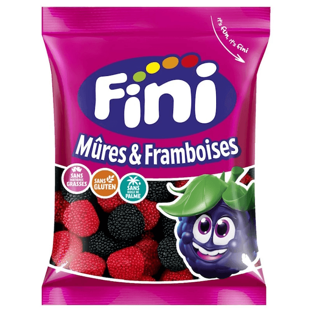FINI - Sachet Mûres 90 gr - L'univers du bonbon
Sachet Mûres 90 gr FINI